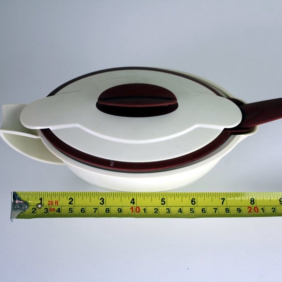 Tupperware Dining Tupperware Gravy Boat Vintage Red Maroon And